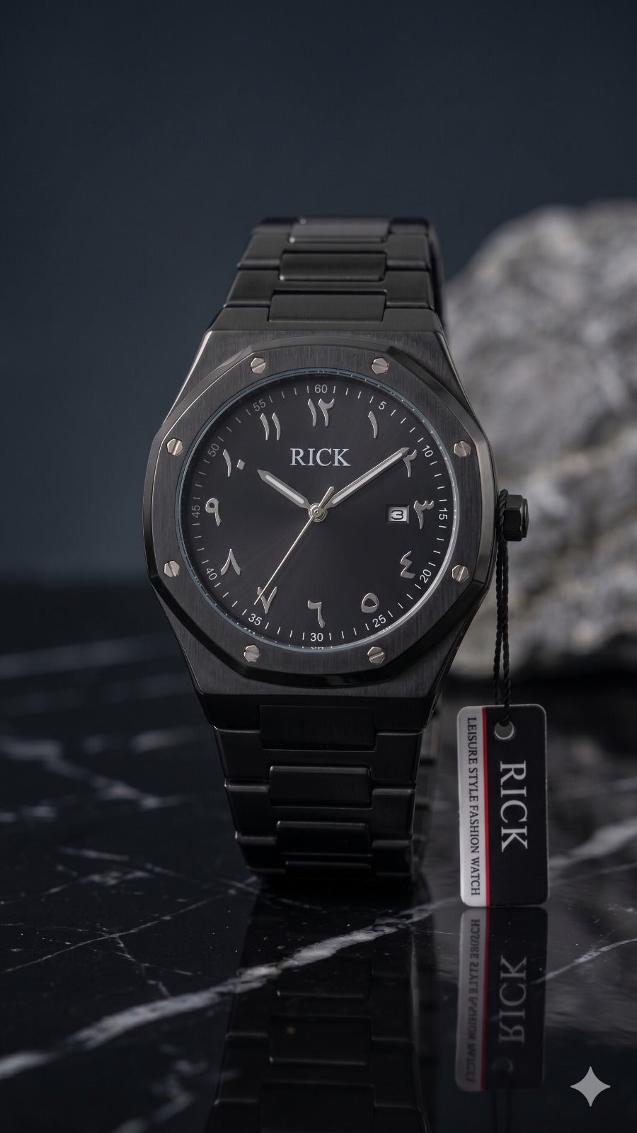 Stainless Steel Arabic Watch