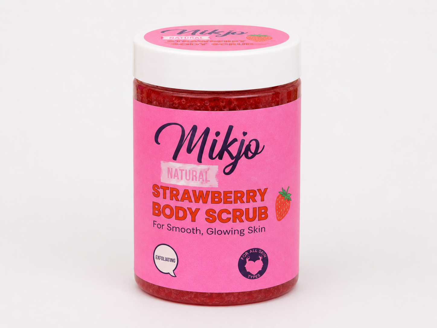 Mikio Strawberry Body Scrub