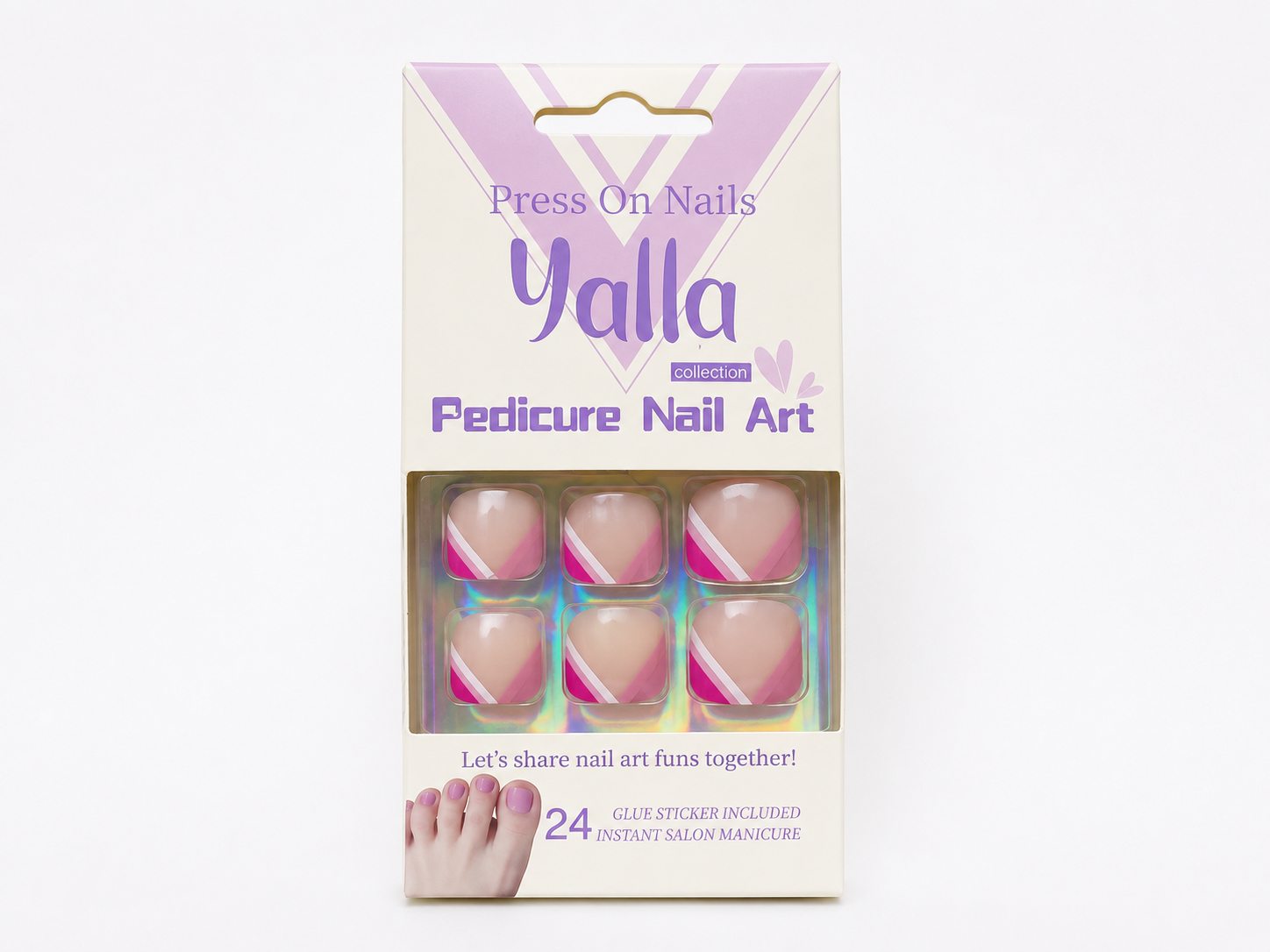 Yalla Pedicure Press-On Nails