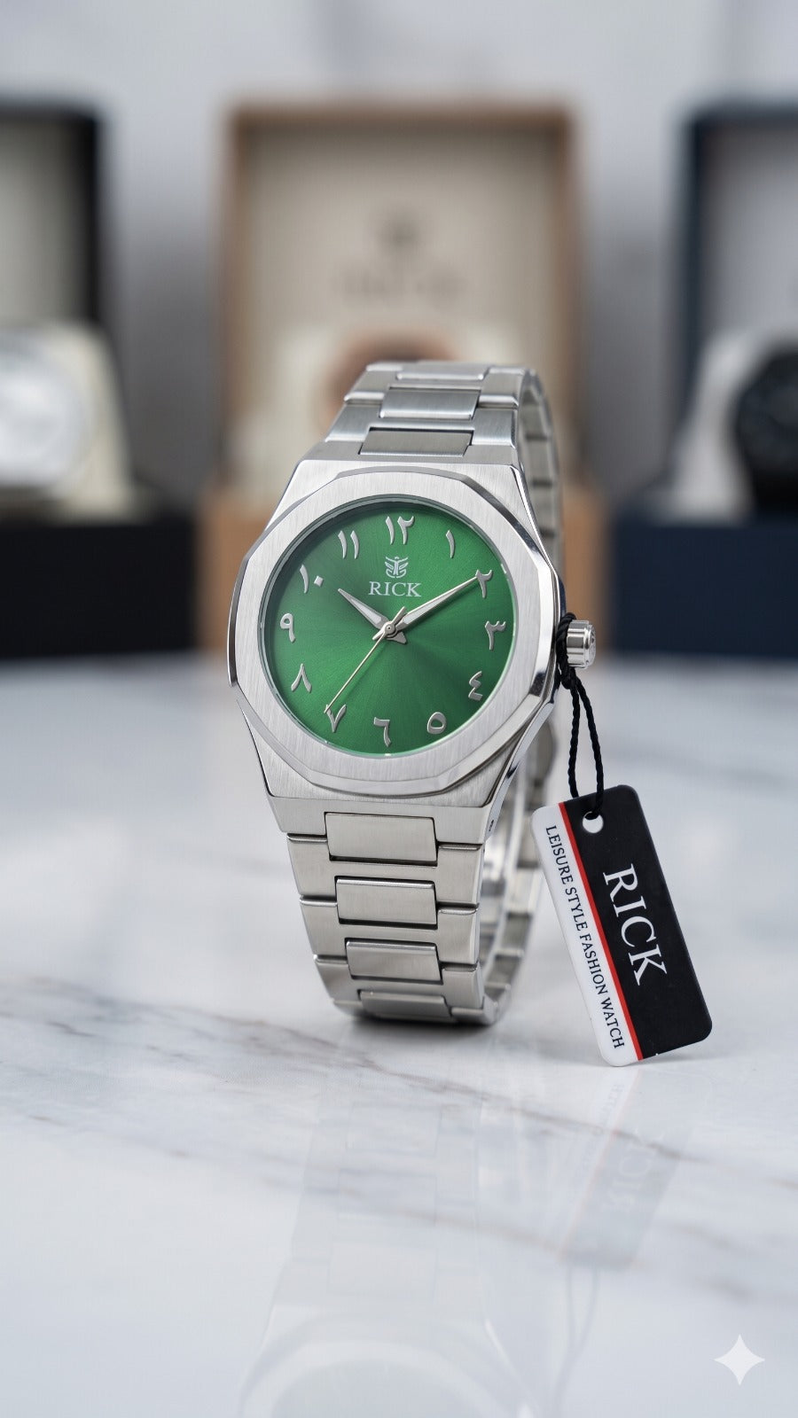 Stainless Steel Arabic Watch