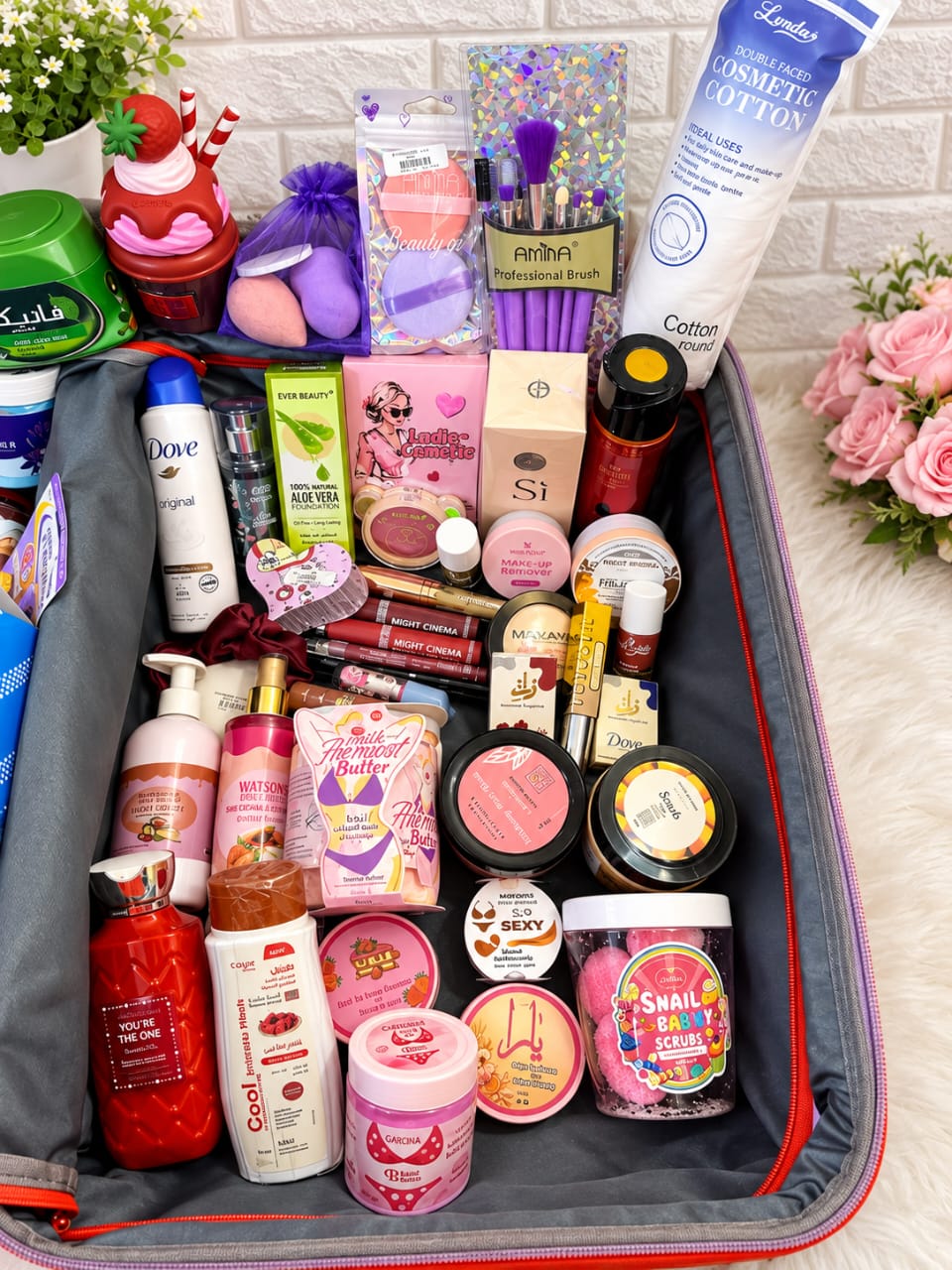 بوكس العروسة الملكى 5 نجوم -Bridal 5-Star Beauty Box With Wedding Bag