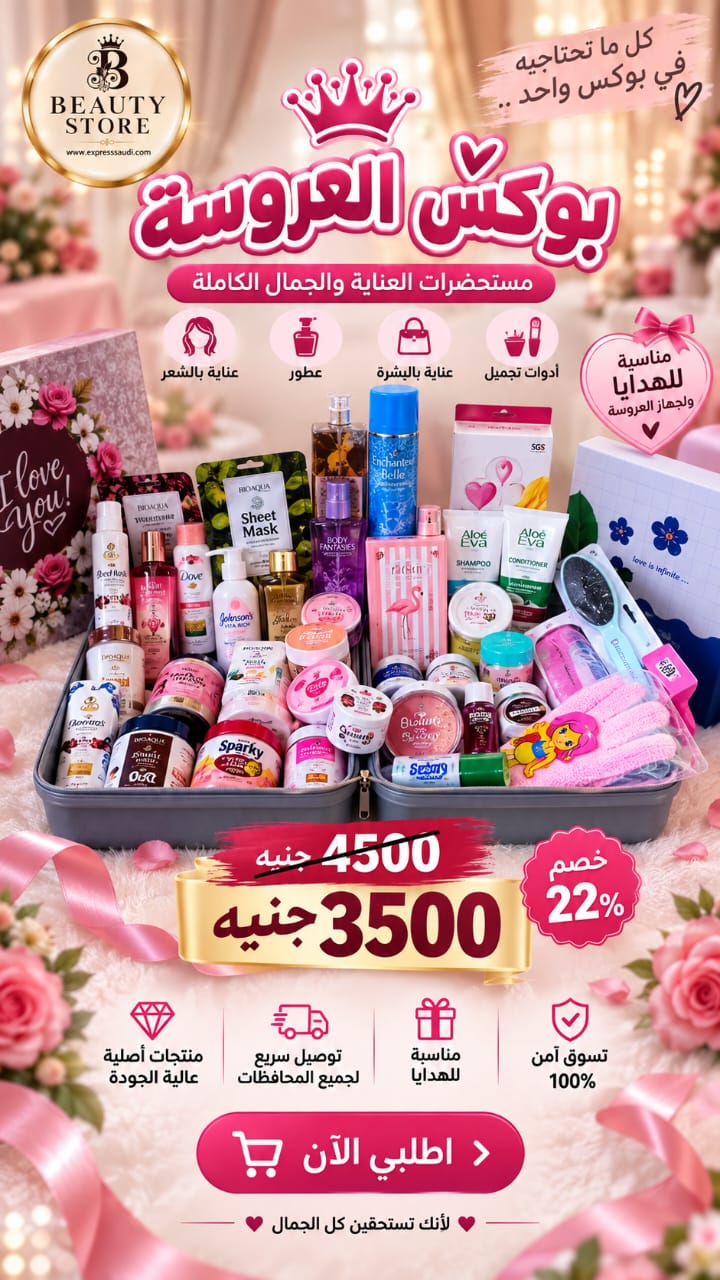 بوكس العروسة الكيوت - Cute Bride Beauty Box